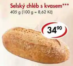 CBA Selský chléb s kvasem, 405 g nabídka
