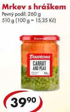 CBA Mrkev s hráškem, 510 g nabídka