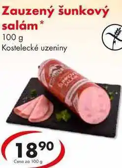 CBA Zauzený šunkový salám, 100 g nabídka