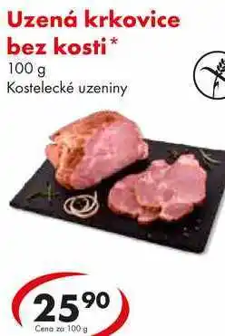 CBA Uzená krkovice bez kosti, 100 g nabídka