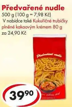 CBA Předvařené nudle, 500 g nabídka