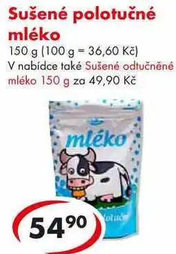CBA Sušené polotučné mléko, 150 g nabídka