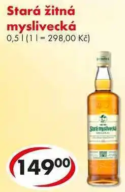 CBA Stará žitná myslivecká, 0,5 l nabídka