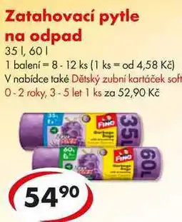 CBA Zatahovací pytle na odpad 35 l, 60 l, 8-12 ks nabídka