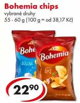 CBA Bohemia chips, 55-60 g nabídka