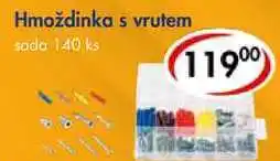 CBA Hmoždinka s vrutem, sada 140 ks nabídka