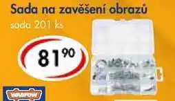 CBA Sada na zavěšení obrazů, sada 201 ks nabídka