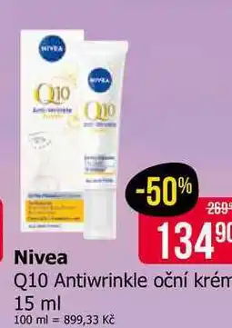Teta Nivea Q10 Antiwrinkle oční krém 15 ml nabídka