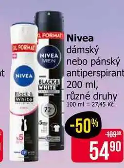 Teta Nivea pánský antiperspirant 200 ml nabídka