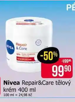 Teta Nivea Repair&Care tělový krém 400 ml nabídka