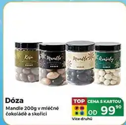 Tamda Foods Dóza Mandle 200g v mléčné čokoládě a skořici nabídka