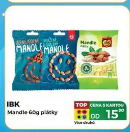 Tamda Foods IBK Mandle 60g plátky nabídka