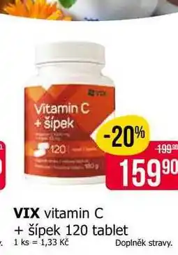 Teta VIX vitamin C + šípek 120 tablet nabídka