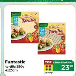 Tamda Foods Funtastic tortilla 250g 4x25cm nabídka