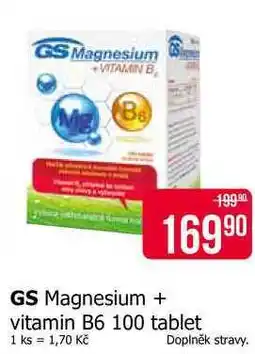 Teta GS Magnesium vitamin B6 100 tablet nabídka
