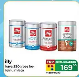 Tamda Foods illy káva 250g bez kofeinu mletá nabídka