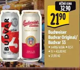 Albert Budweiser Budvar Original/ Budvar 33 nabídka