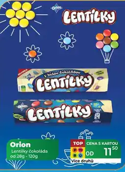 Tamda Foods Orion Lentilky čokoláda od 28g - 120g nabídka