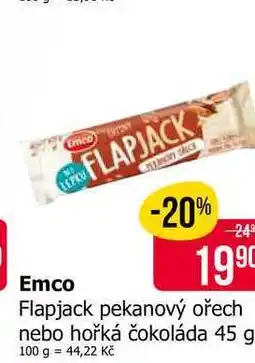Teta Flapjack pekanový ořech nebo hořká čokoláda 45 g nabídka