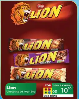 Tamda Foods Lion Chocolate od 40g - 60g nabídka