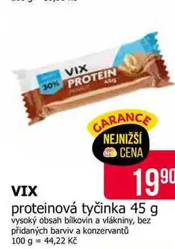 Teta VIX proteinová tyčinka 45 g nabídka