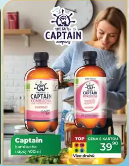 Tamda Foods Captain kombucha nápoj 400ml nabídka