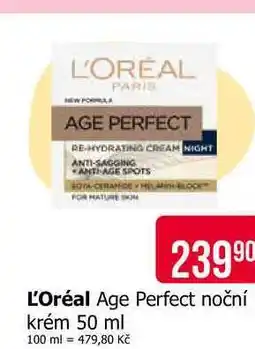 Teta L'Oréal Age Perfect noční krém 50 ml nabídka