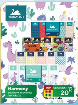 Tamda Foods Harmony papírové kapesníky 10x10ks 3V nabídka