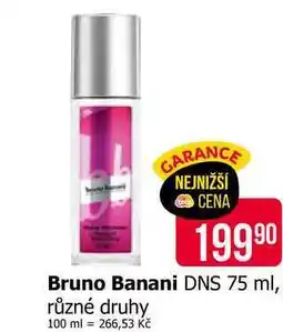 Teta Bruno Banani DNS 75 ml, různé druhy nabídka