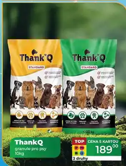 Tamda Foods ThankQ granule pro psy 10kg nabídka