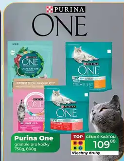 Tamda Foods Purina One granule pro kočky 750g, 800g nabídka
