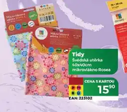 Tamda Foods Tidy Švédská utěrka 40x40cm mikrovlákno Rosea nabídka