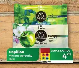 Tamda Foods Papilion vlhčené ubrousky 15ks nabídka