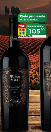 Tamda Foods Cielo primasole 0,75L Primitivo nabídka