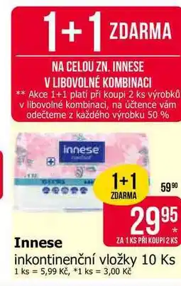 Teta innese inkontinenční vložky 10 Ks nabídka