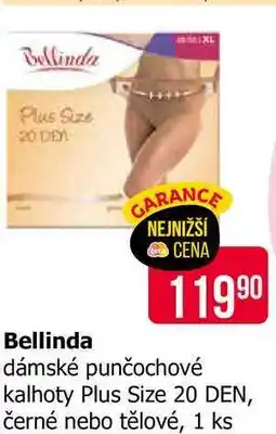 Teta Bellinda dámské punčochové kalhoty Plus Size 20 DEN, černé nebo tělové, 1 ks nabídka
