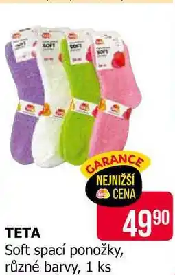 Teta TETA Soft spací ponožky, různé barvy, 1 ks nabídka