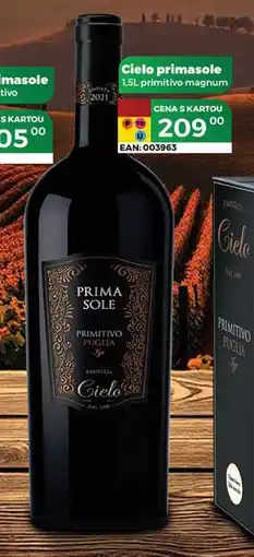 Tamda Foods Cielo primasole 1,5L primitivo magnum nabídka