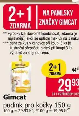 Teta Gimcat pudink pro kočky 150 g nabídka