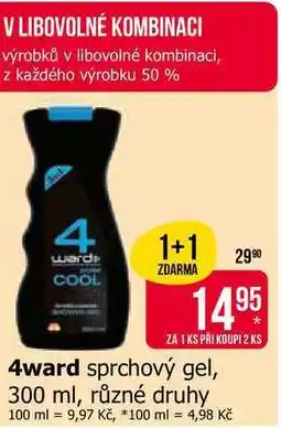 Teta 4ward sprchový gel, 300 ml, různé druhy nabídka