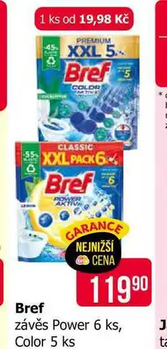 Teta Bref Power Aktiv WC blok 6x50ml, vybrané druhy 300g nabídka