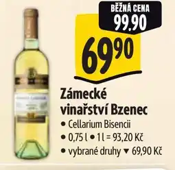 Albert Zámecké vinařství Bzenec nabídka