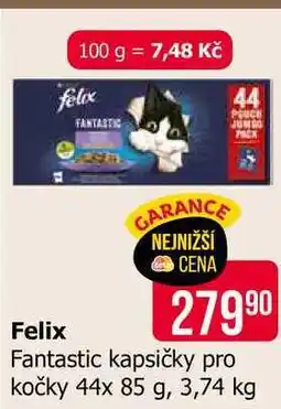 Teta Felix kapsičky pro kočky 44 x 85g nabídka