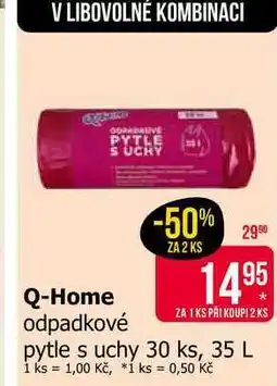 Teta Q-Home odpadkové pytle s uchy 30 ks, 35 L nabídka