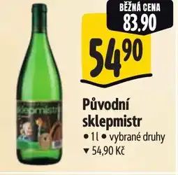 Albert Původní sklepmistr nabídka