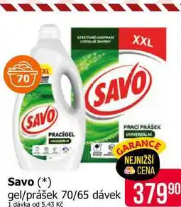 Teta Savo gel/prášek 70/65 dávek nabídka