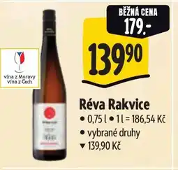 Albert Réva Rakvice nabídka