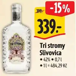 Albert Tri stromy Slivovica nabídka