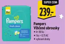 Albert Pampers Vlhčené ubrousky nabídka