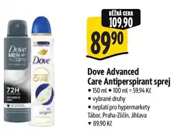 Albert Dove Advanced Care Antiperspirant sprej nabídka